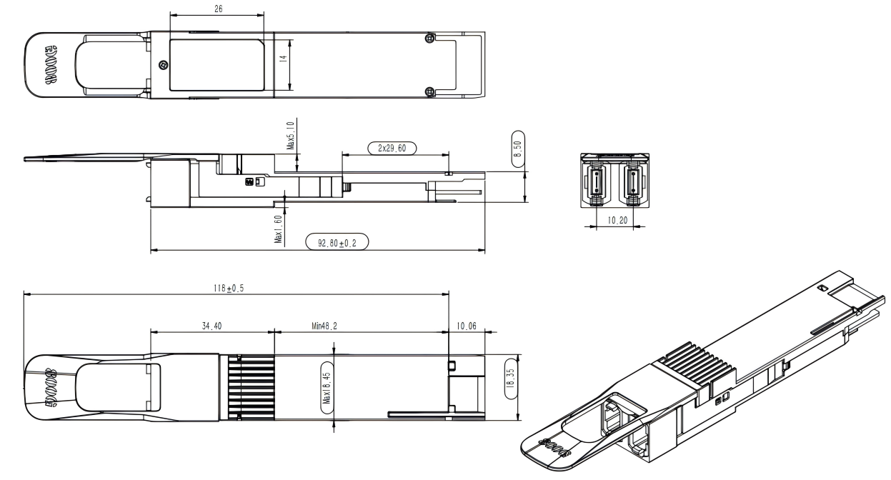 800G Optical Module Specifications 800G Optical Module Specifications
